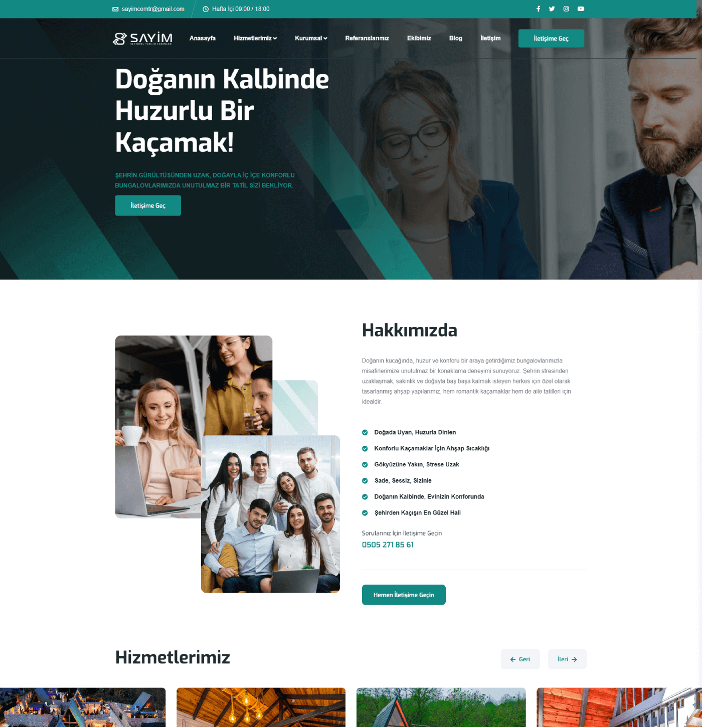 Tatil Temalı Kurumsal Yazılım | Ajansfy.com