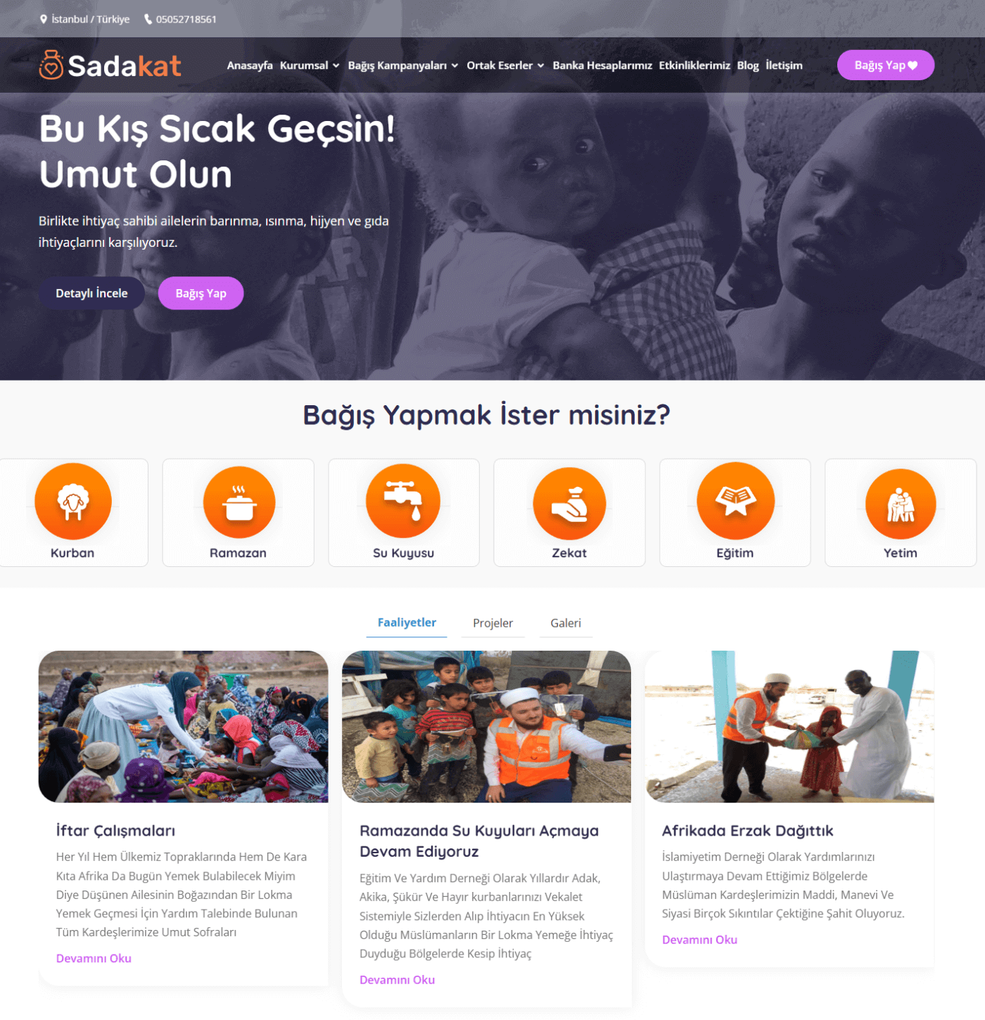 Dernek ve Bağış Yazılımı | Ajansfy.com