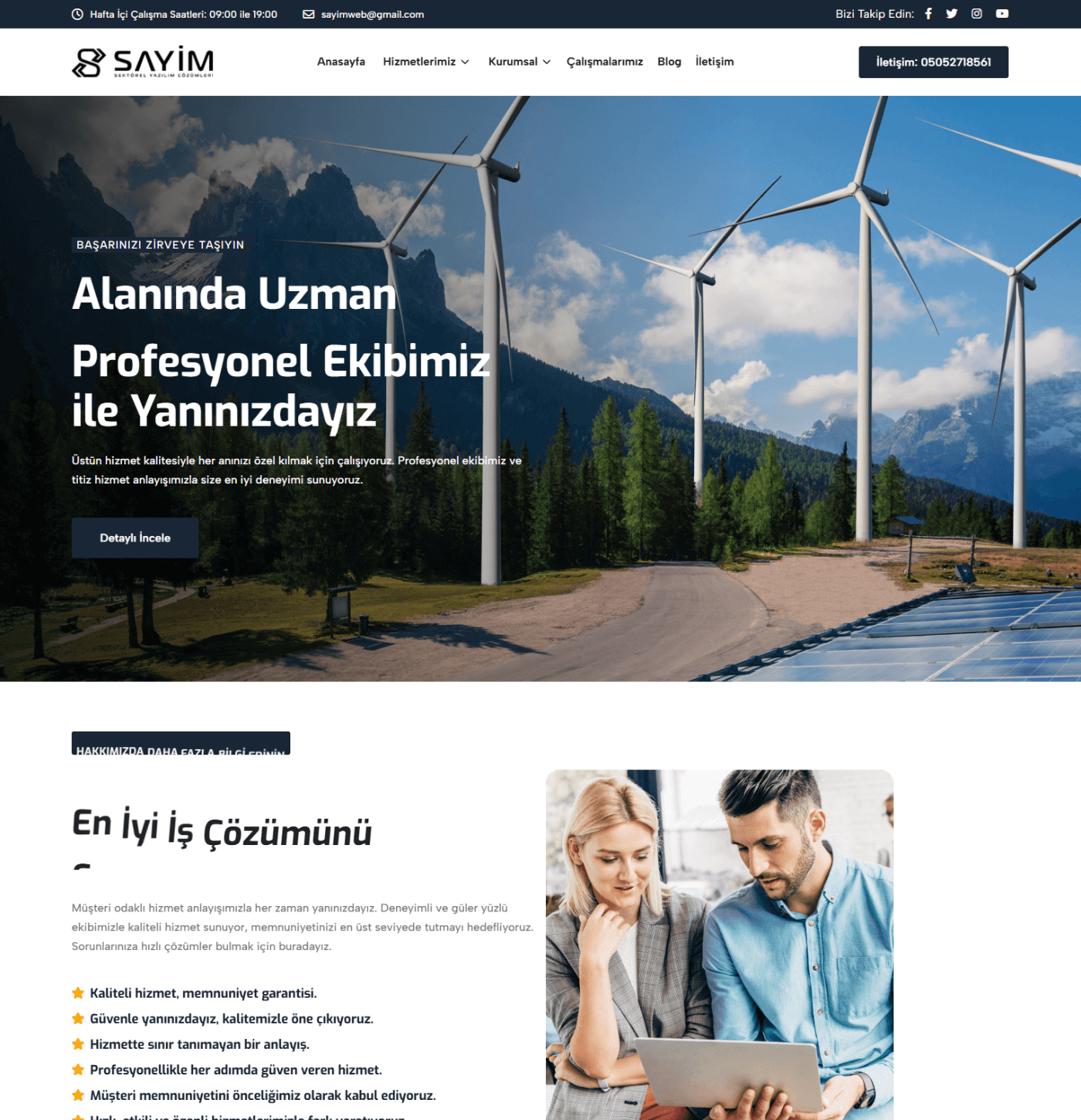 Kurumsal Web Site Yazılımı V2 | Ajansfy.com
